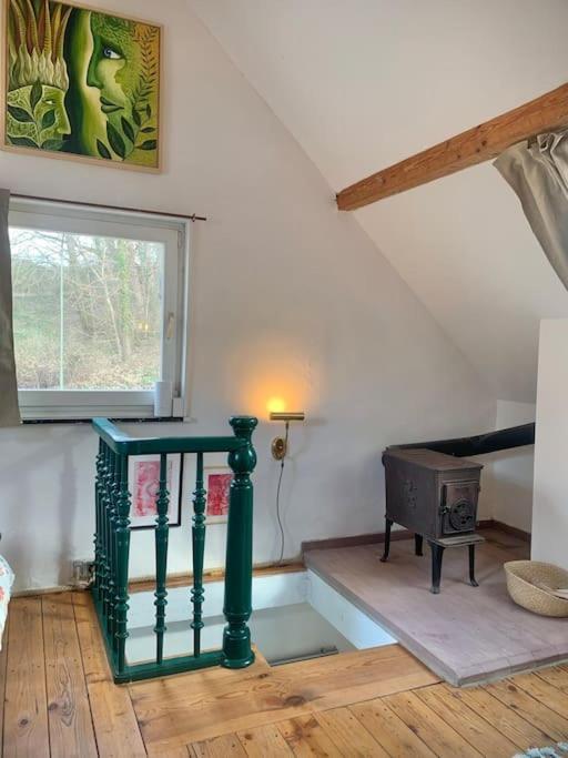 Apartamento Kleine Kunstremise Mit Holzofen Burg Freienfels Weinbach Exterior foto