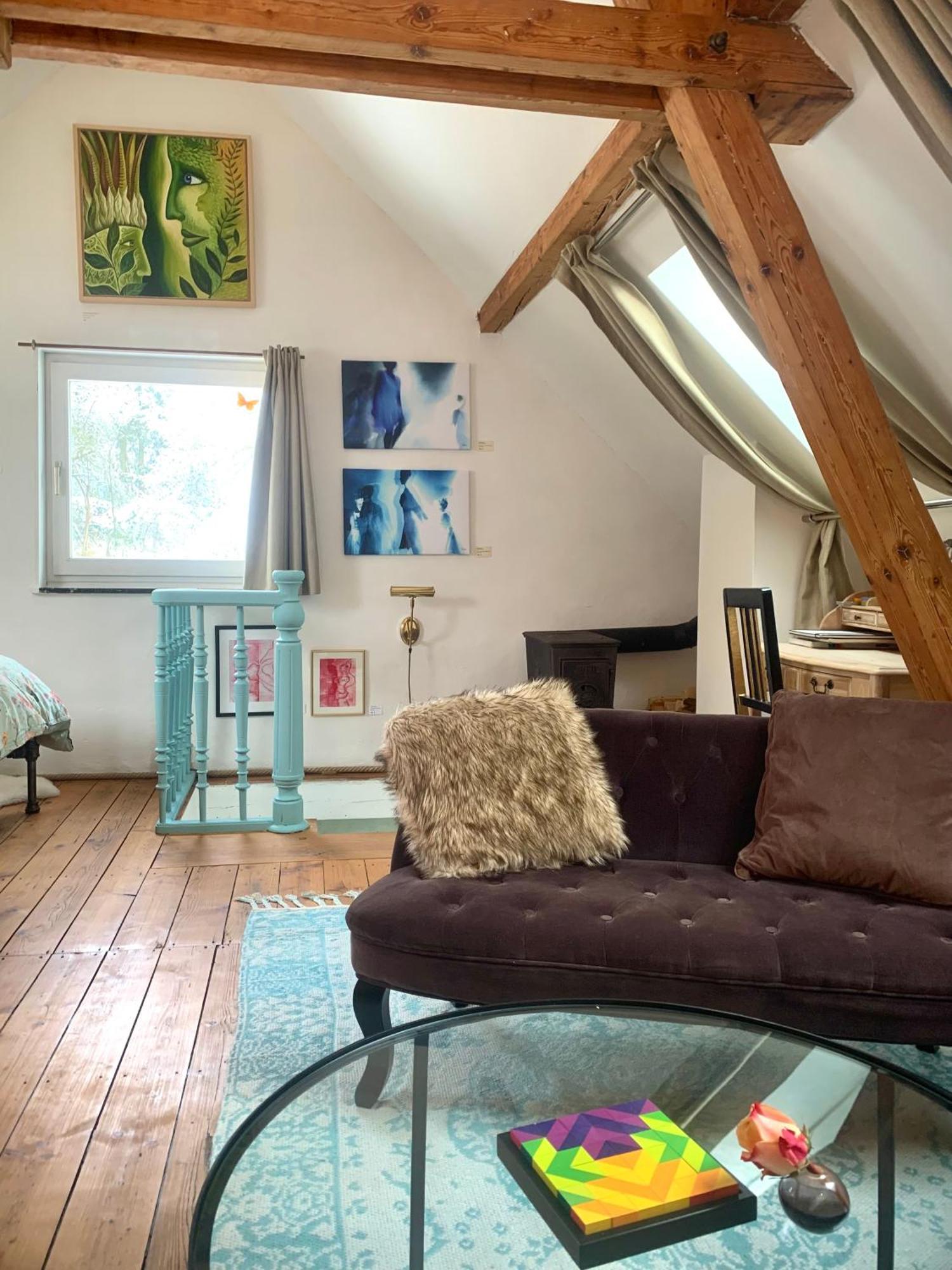 Apartamento Kleine Kunstremise Mit Holzofen Burg Freienfels Weinbach Exterior foto
