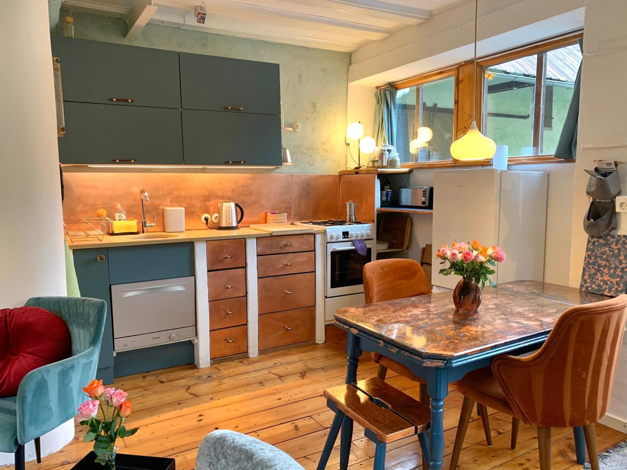 Apartamento Kleine Kunstremise Mit Holzofen Burg Freienfels Weinbach Exterior foto